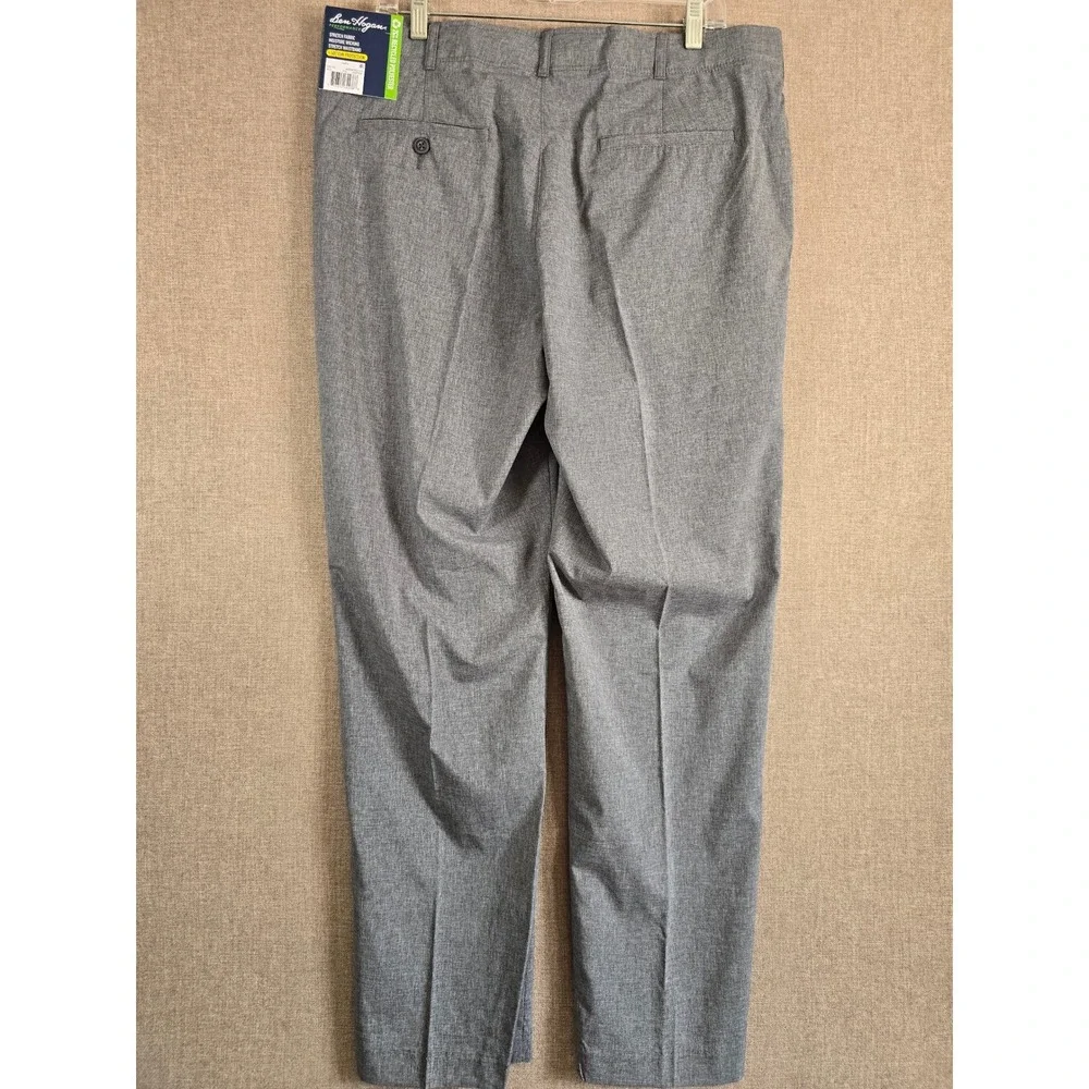 Ben Hogan Performance Mens Grey Heather Golf Pants 36x32Stretch Moisture Wicking
